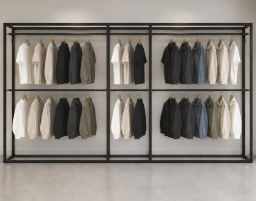 Custom gondolas and clothing rails