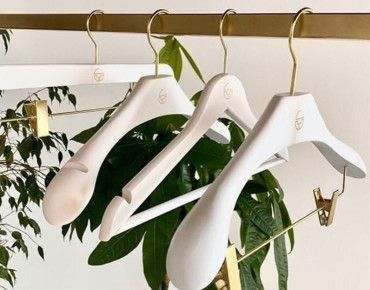 Custom wooden hangers