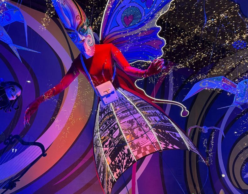 Christmas window displays Paris 2023