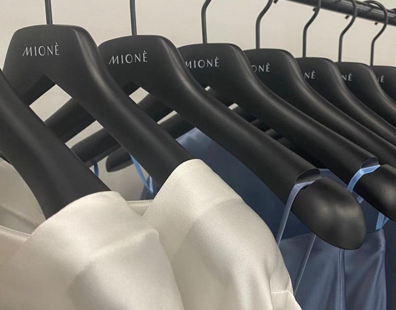 Custom wood or recycled plastic hangers