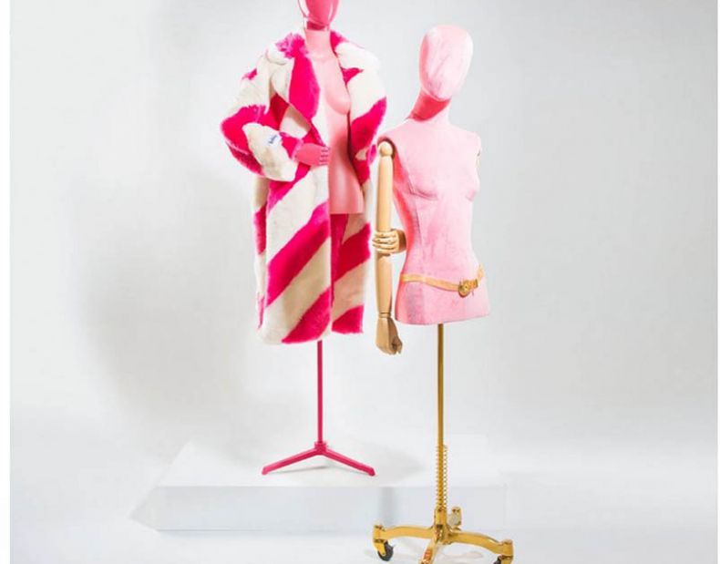 Fabric mannequin busts