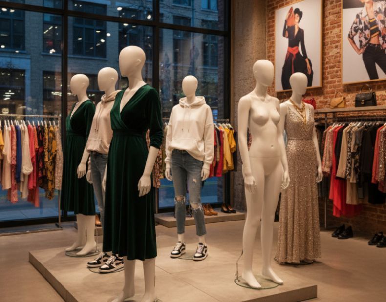 Nouvelles collections de mannequins vitrines