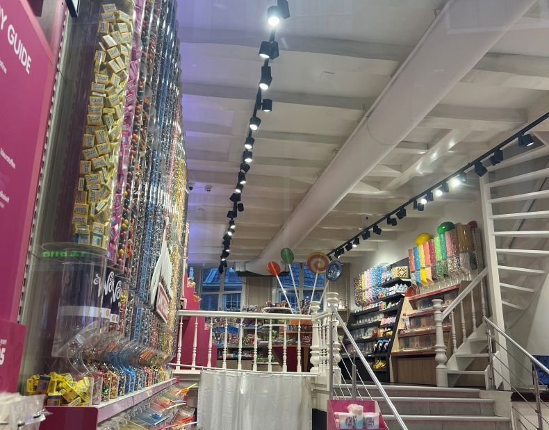 Professional lighting for shops