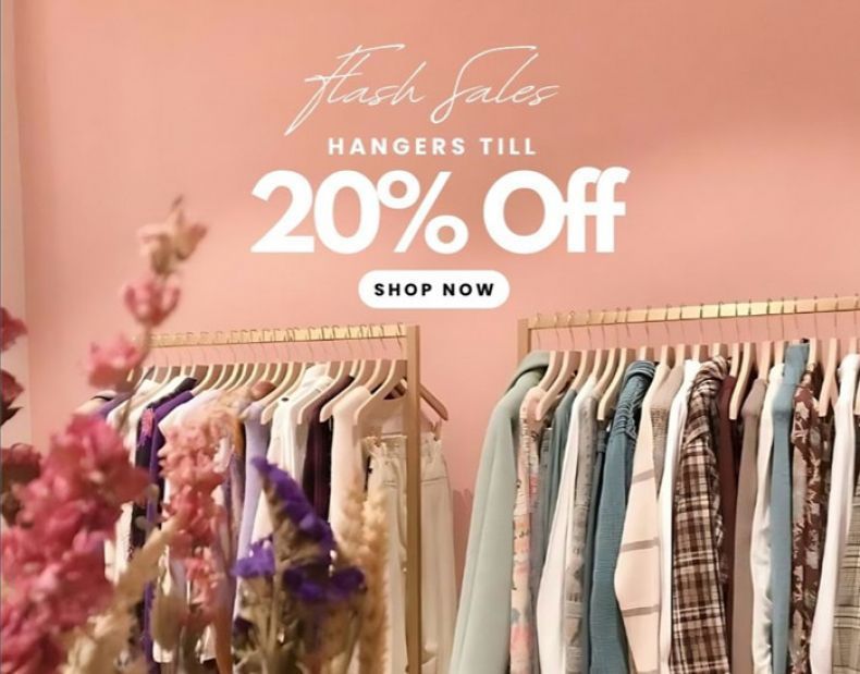 Promotion sur nos cintres en bois