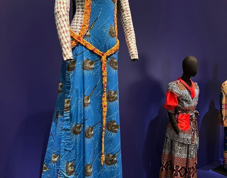 Wax fabric at the Musée de l Homme