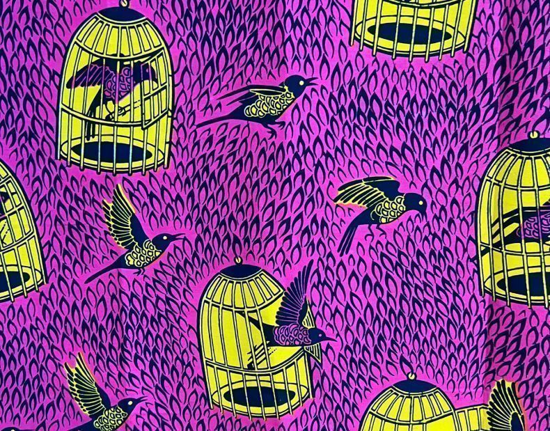 Wax fabric at the Musée de l Homme