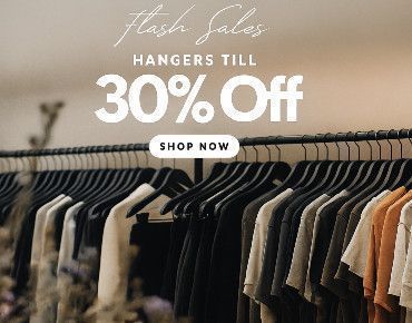 Hanger promotions in stock
