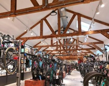 Lighting project for a bicycle store
