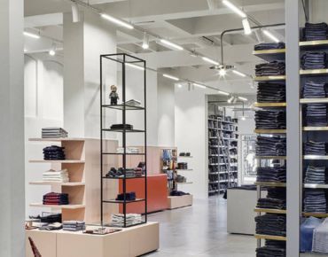Lighting project for jean's store