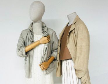 Fabric mannequin busts