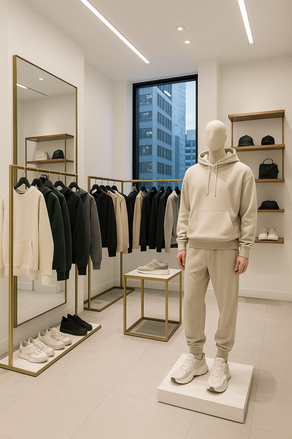 Gold hangers