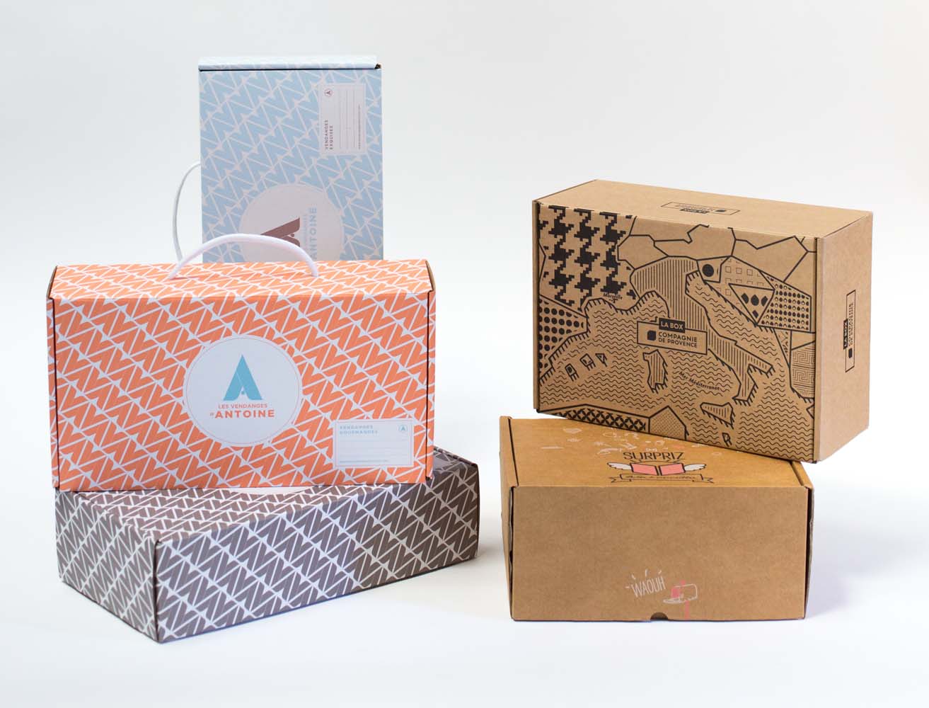 Customisable rigid boxes