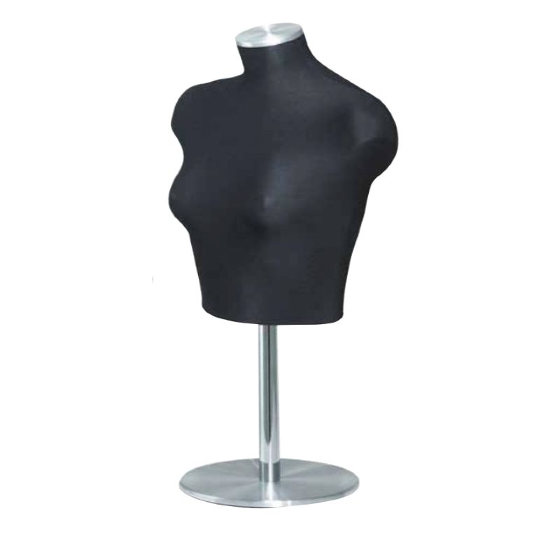 1/2 Bust model woman in black elasthanne : Bust shopping