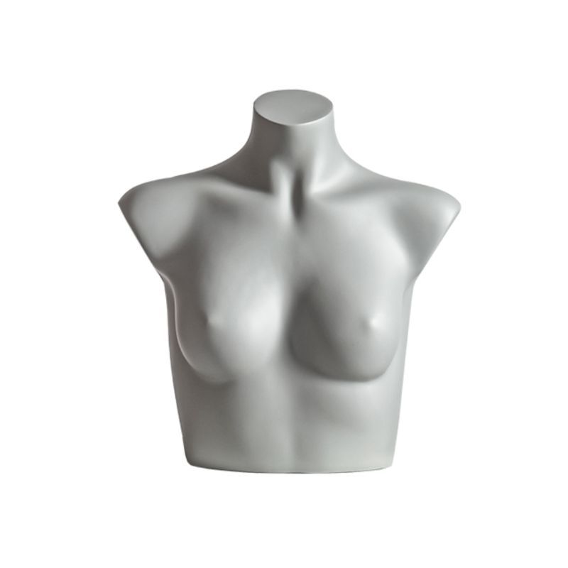 1/2 Busto de maniquí de señora gris : Bust shopping