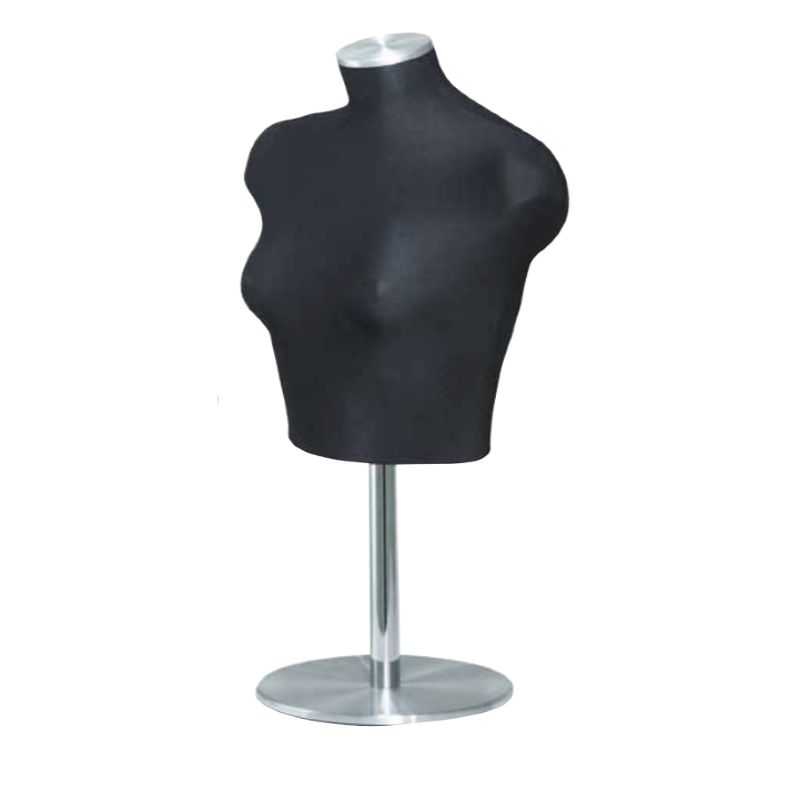 1/2 Busto modello donna in elasthanne nero : Bust shopping