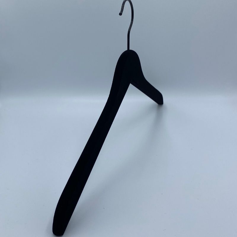 Image 2 : 10 Clothes hangers 44cm black ...