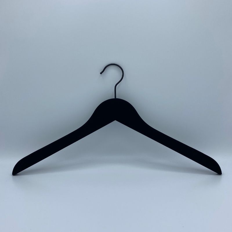 Image 3 : 10 Clothes hangers 44cm black ...