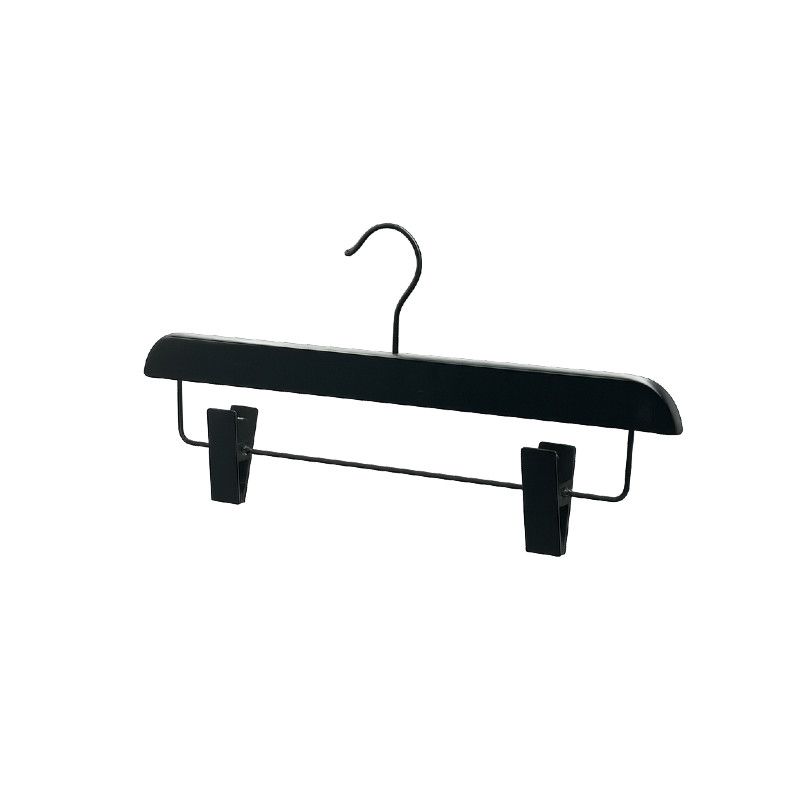 Image 6 : 10 Natural wood hangers with ...