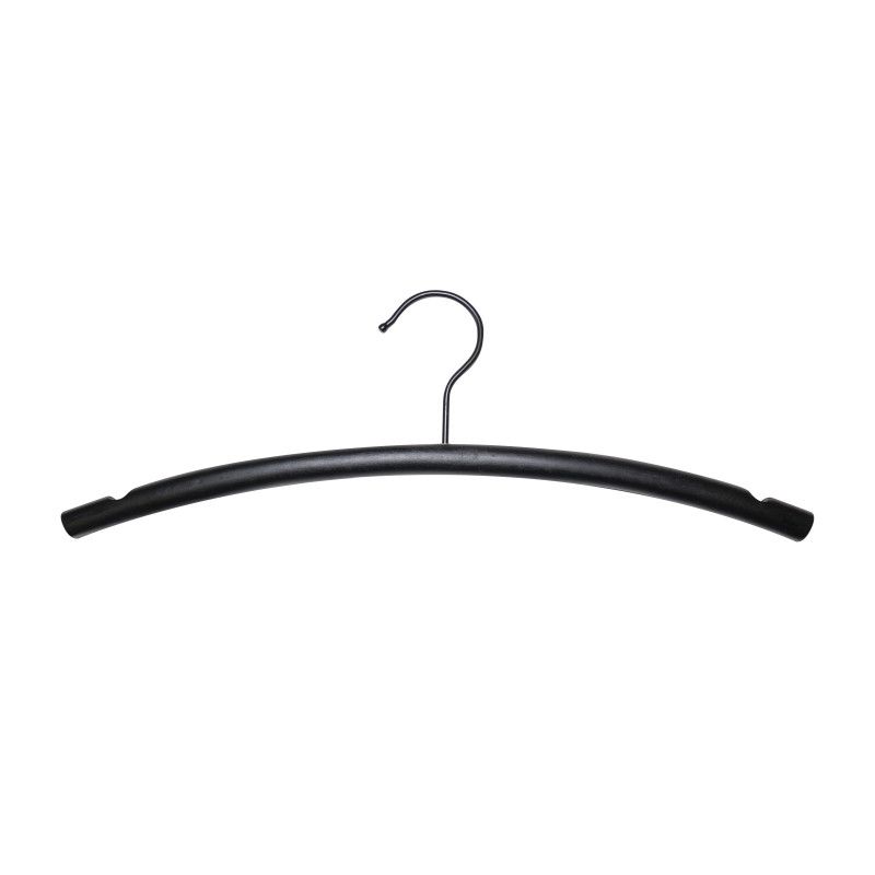 10 Cintres en bois noir lingerie : Cintres magasin