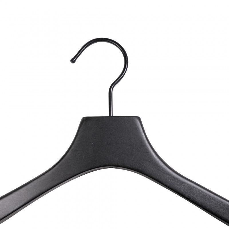 Image 7 : 10 Hangers jacket black wood ...