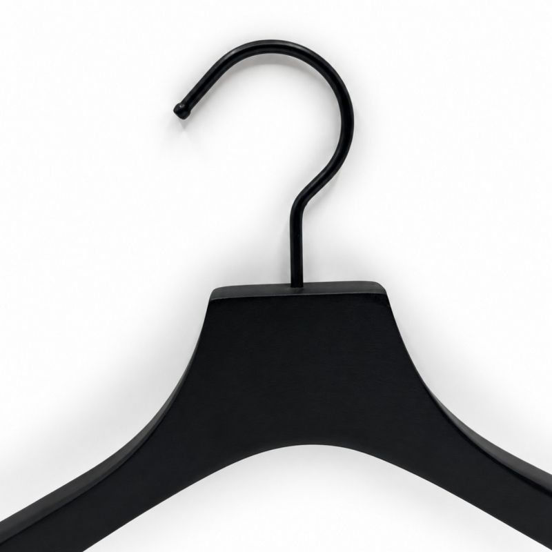 Image 3 : 10 Hangers jacket black wood ...