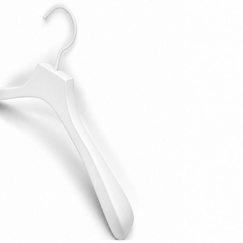 Image 3 : 10 Kleiderbugel jacket weiss farben ...