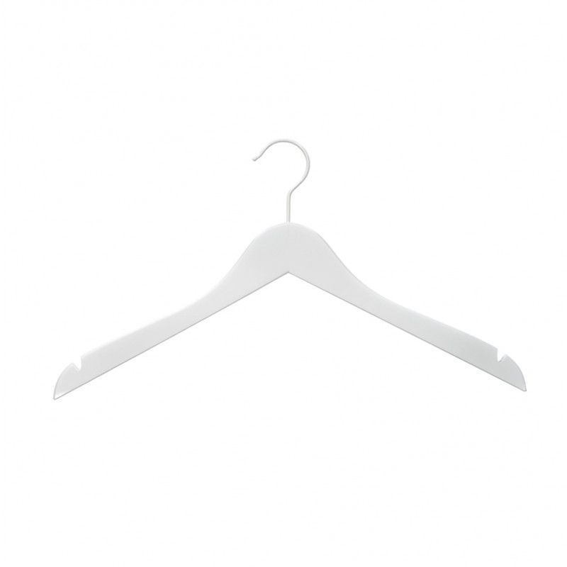 10 Kleiderbugel weiss 44 cm : Cintres magasin