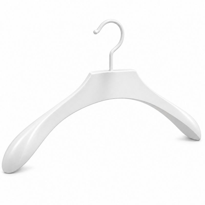 Image 2 : 10 perchas de ropa blanco ...
