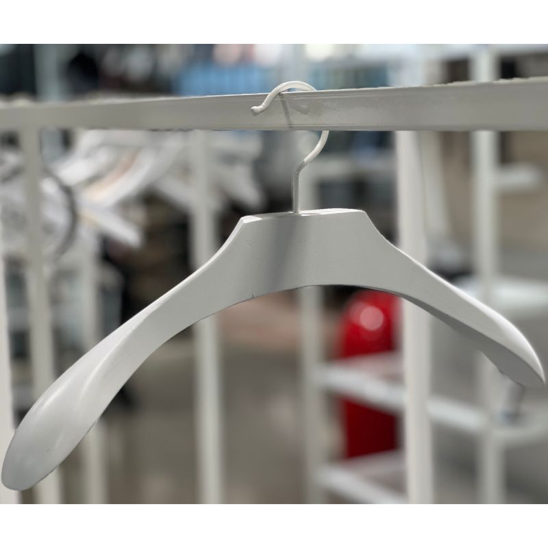 Image 5 : 10 perchas de ropa blanco ...