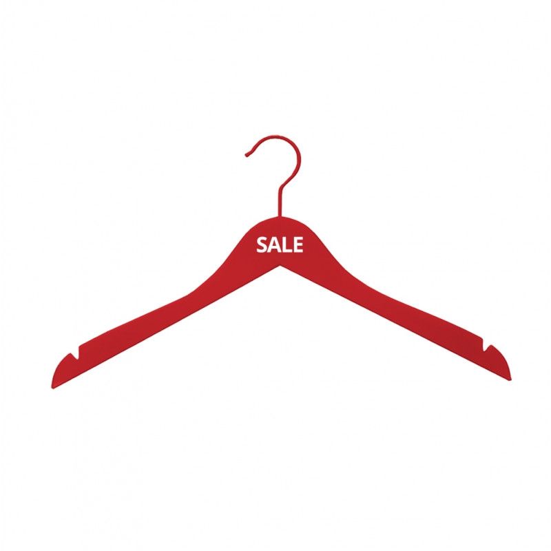 10 Perchas de tiendas Ventas rojos : Cintres magasin