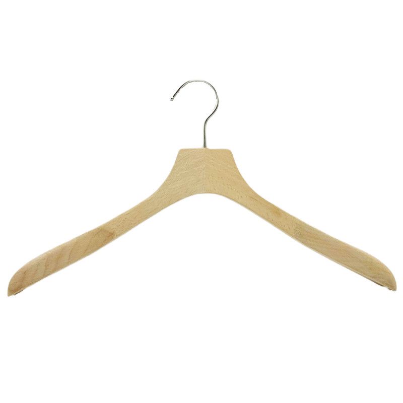 10 wooden hangers for jackets 42cm : Cintres magasin