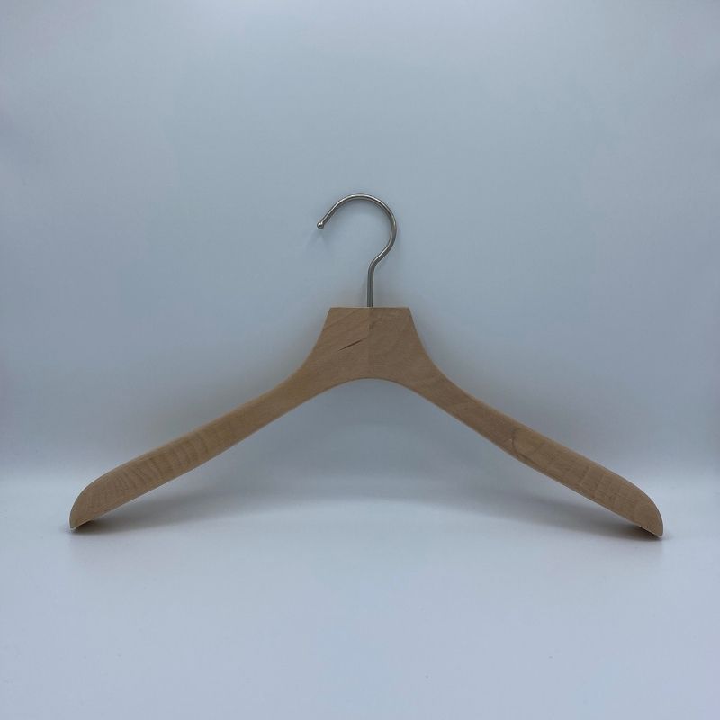 Image 7 : Pack of 10 wooden hangers ...