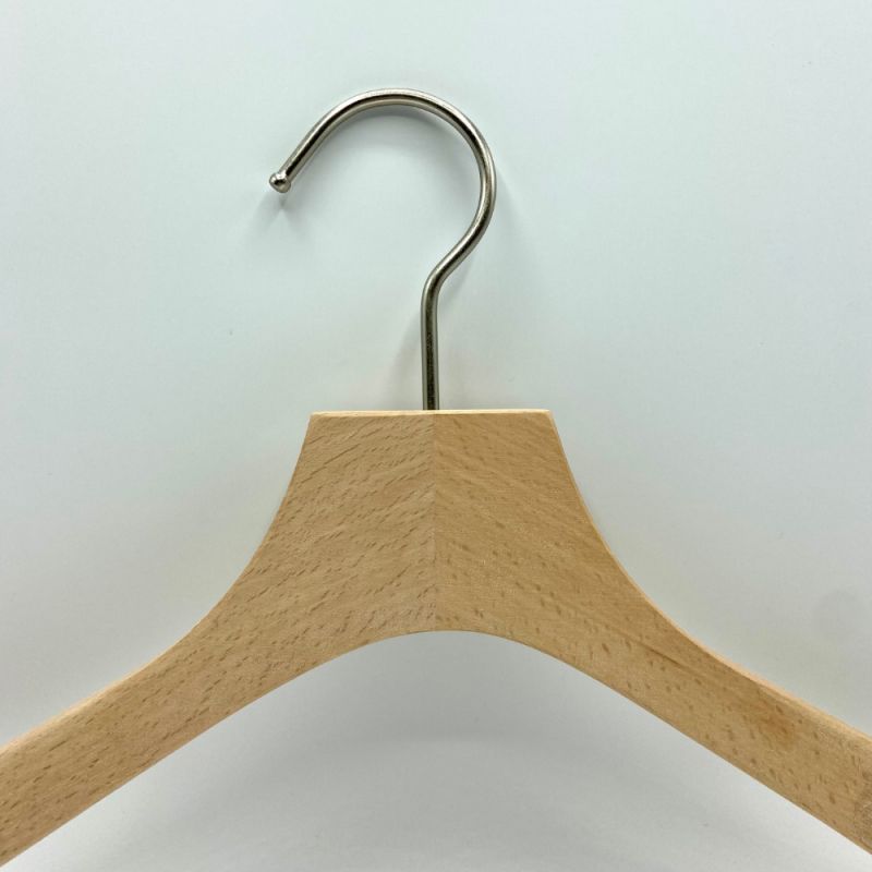 Image 5 : Pack of 10 wooden hangers ...