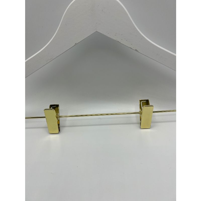 Image 2 : 10 wooden trouser hangers in ...