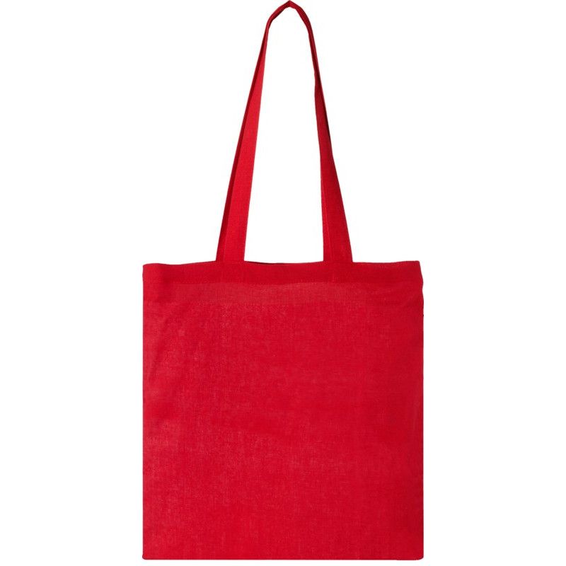 Image 5 : Natural cotton bags in red ...