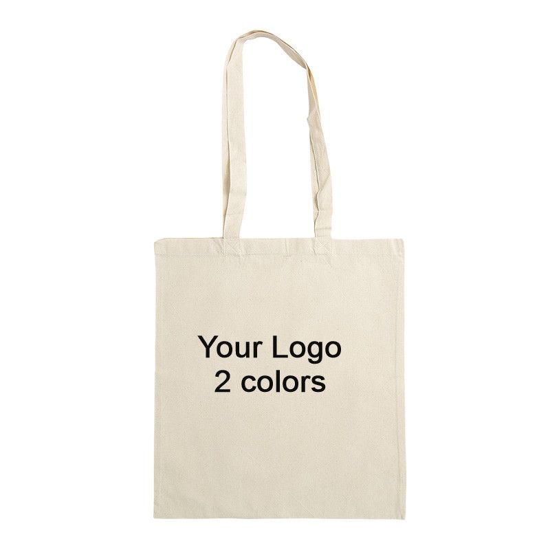 100 Sacs en coton &eacute;cru personnalis&eacute;s 2 couleurs : Tote bags