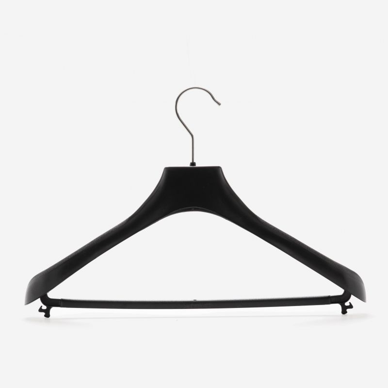 Image 2 : 100 x plastic hangers with ...