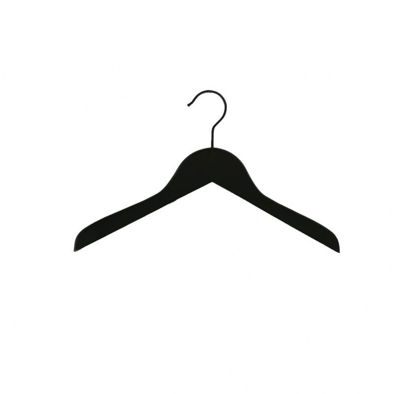 25 Hangers for store kid size 36 cm black wood : Cintres magasin