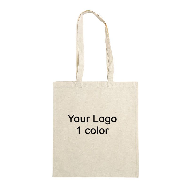 250 benutzerdefinierte Natur Baumwolltaschen 1 Farbe : Tote bags