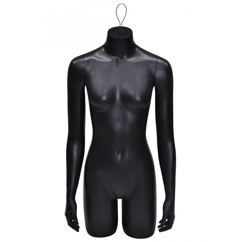 3/4 Torso female mannequin black : Bust shopping