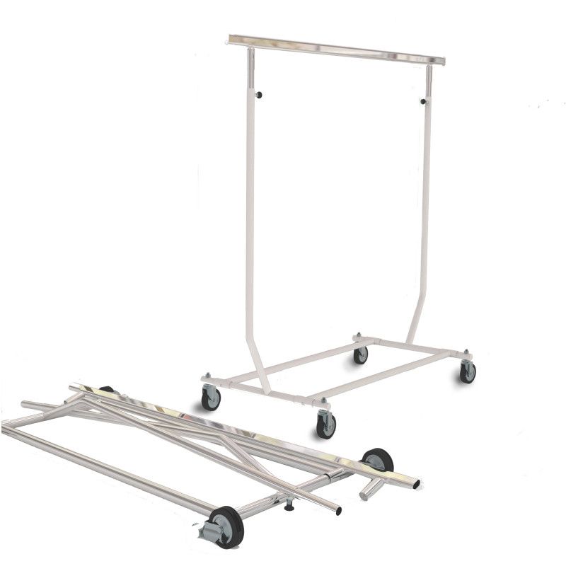 Image 1 : 4-Rad-Klapp-Chrom-Rollstander ...