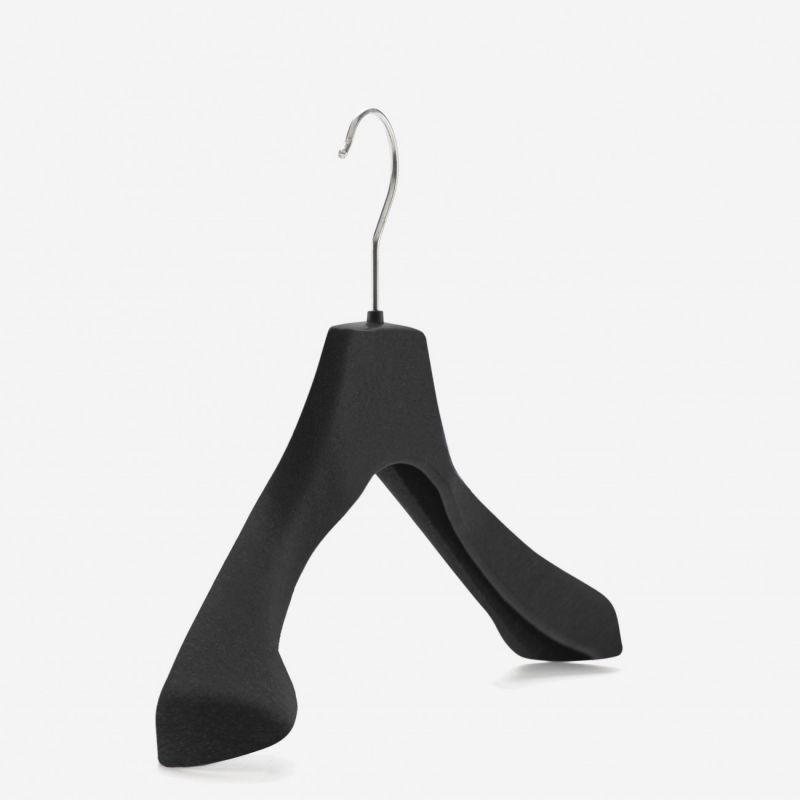 The 45 cm plastic hanger with full velvet finish is ... 45 cm plastic hanger with velvet finish : Cintres magasin