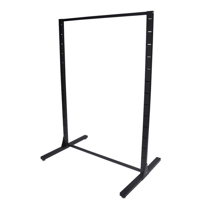 Black metal rack with rack, fast delivery
Can be completely ... Clothes rails black : Mannequins vitrine