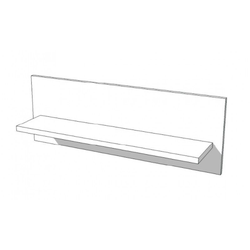 Estanteria blanco brillante s-vec-013 : Mannequins vitrine