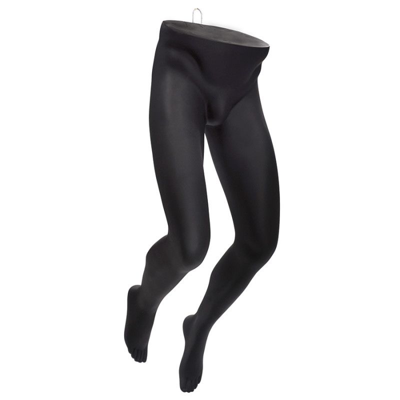 Paire de jambes homme noir à suspendre Présentez vos jeans ... Jambes de manequin homme a suspendre couleur noire : Mannequins vitrine