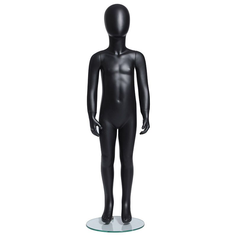 Manichino bambino con testa color nero 5-6 ani : Mannequins vitrine
