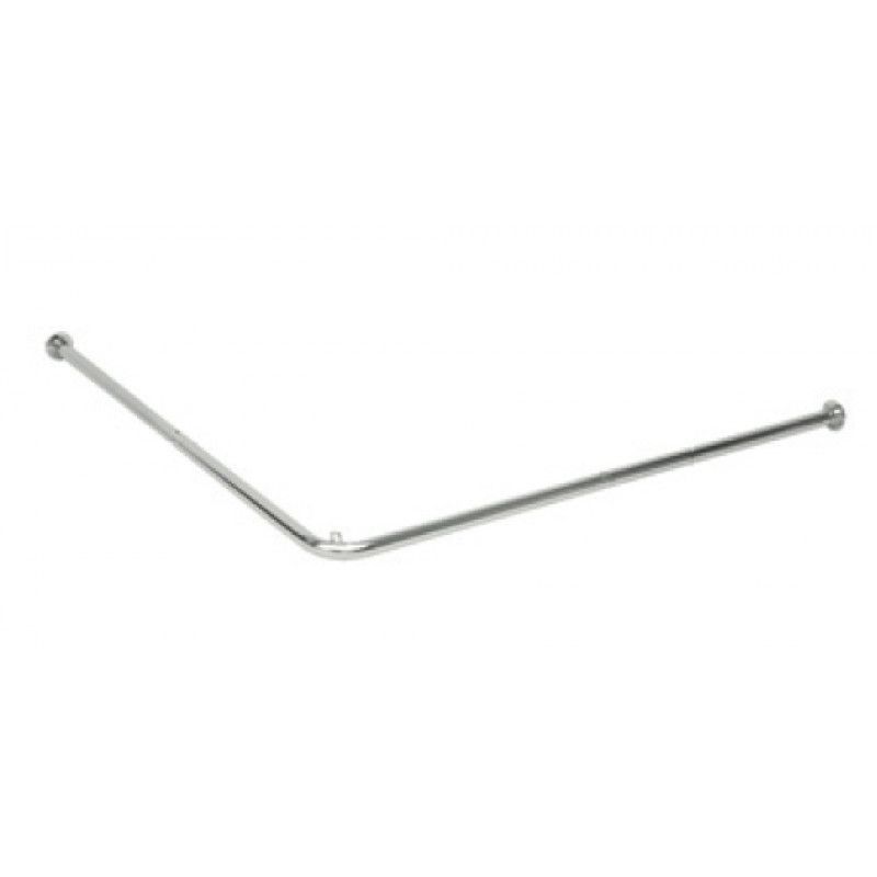 Tringle pour cabine d'essayage 100 cm de large et ... Tringle cabine d'essayage chrome 100 cm : Mobilier shopping