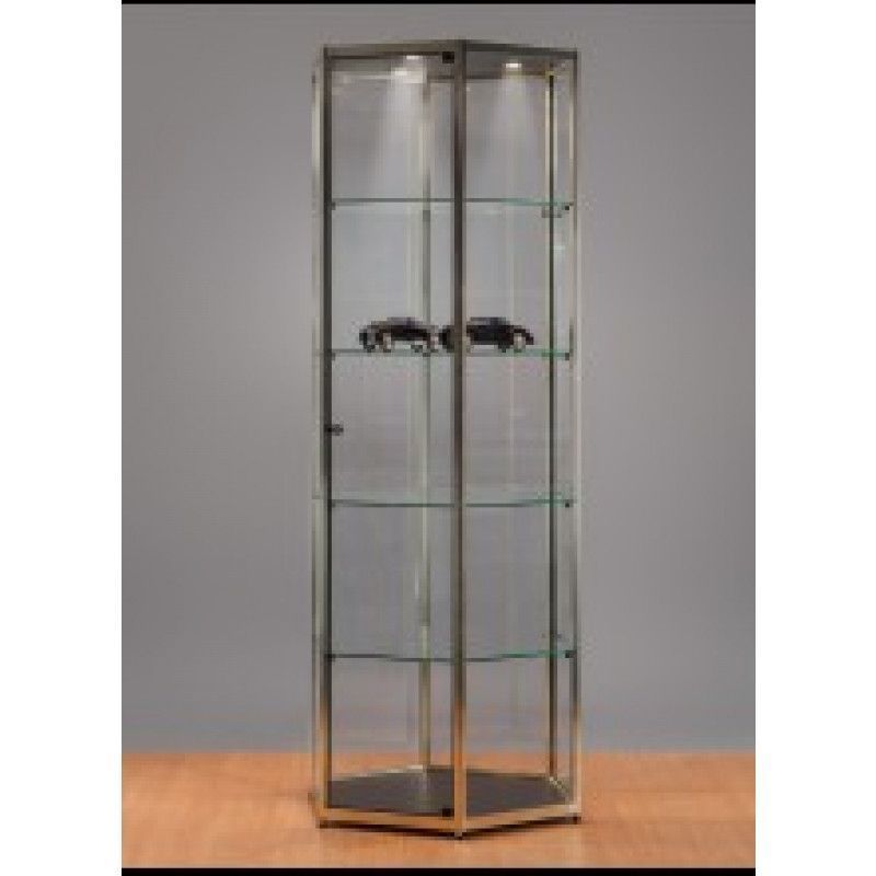 Vitrine d'exposition metal et verre : Vitrine