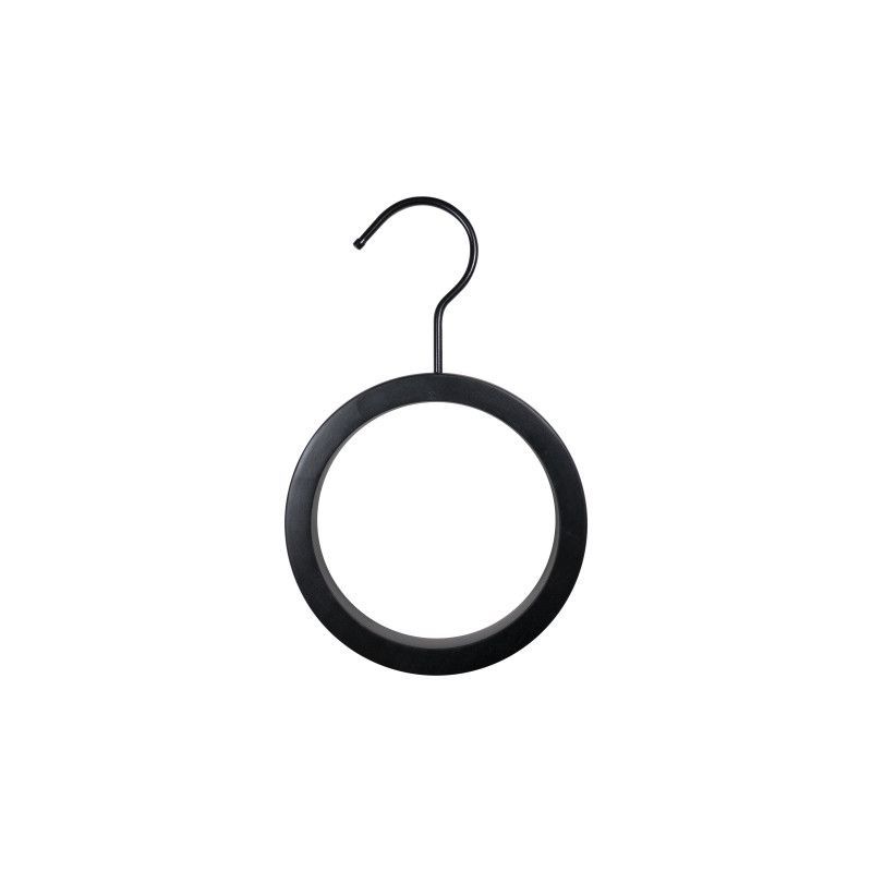 5 round black hangers for store : Cintres magasin