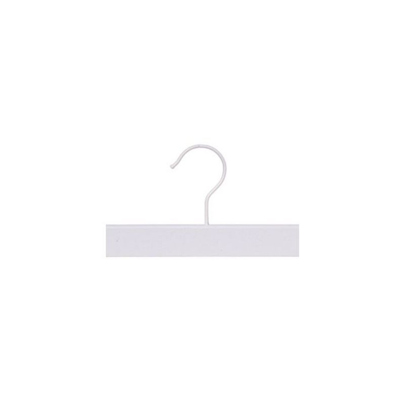 50 hanger wood white clamps 42 cm